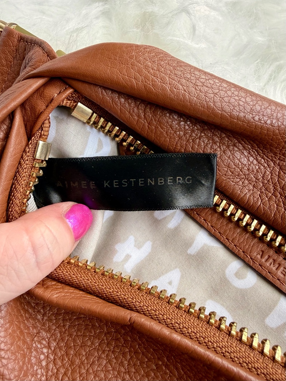 Aimee Kestenberg Milan Leather Bum Bag - Picture 8 of 13